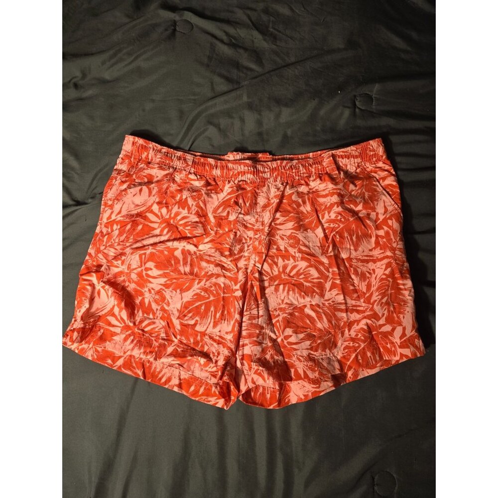 Columbia Men’s Swimsuit Swim trunks Bright Floral Pattern XL Lined Shorts Beach